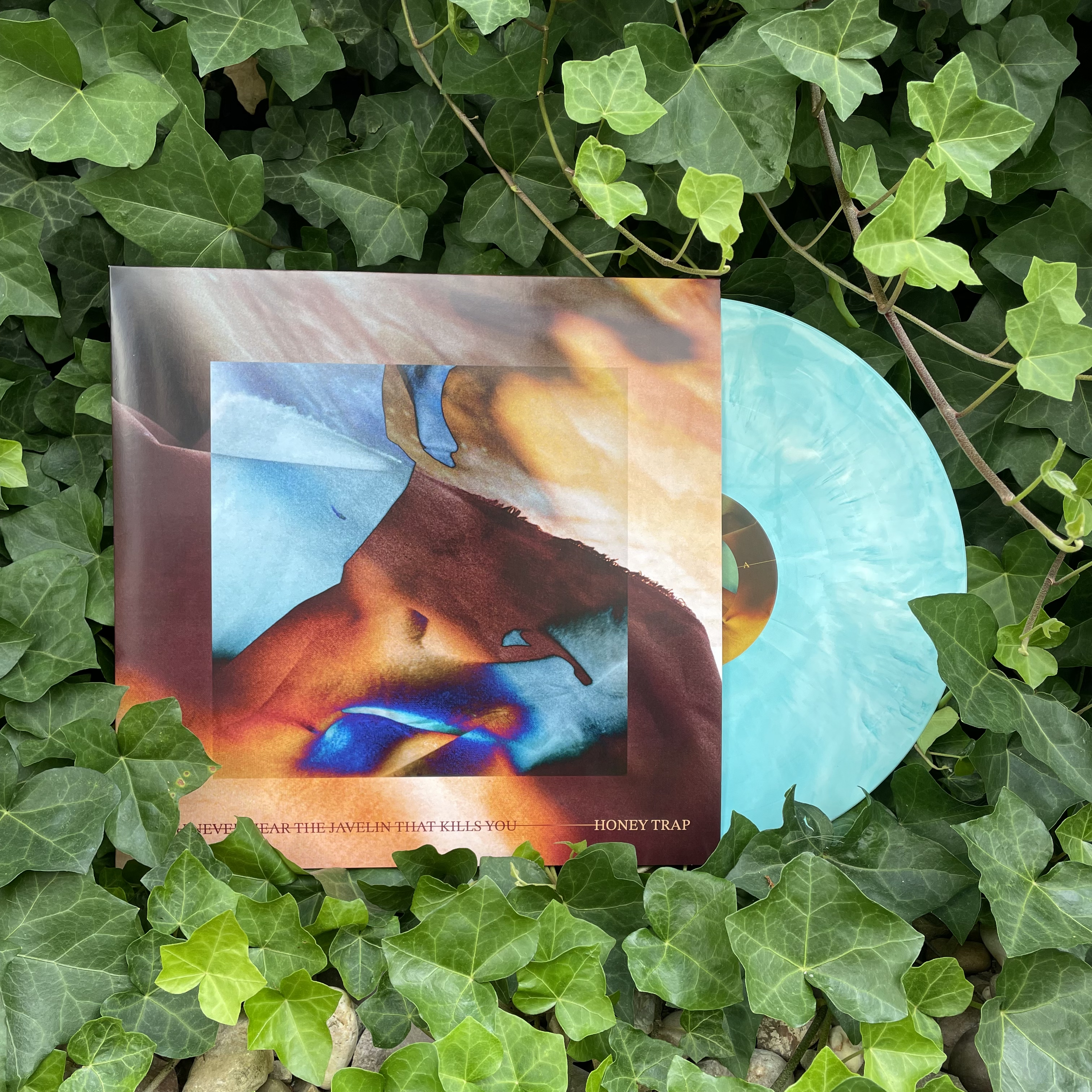 Honey Trap blue vinyl record